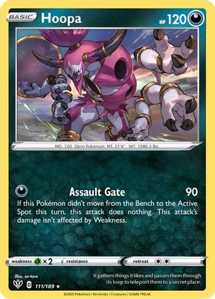 Hoopa 111  - Reverse Holofoil  - Holo Rare