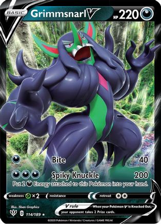 Grimmsnarl V 114  - Holofoil  - Ultra Rare
