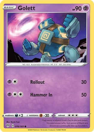 Golett 076  - Reverse Holofoil  - Common