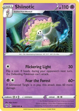 Shiinotic 080  - Reverse Holofoil  - Uncommon