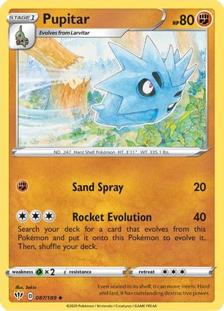 Pupitar 087  - Reverse Holofoil  - Uncommon