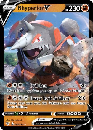 Rhyperior V 095  - Holofoil  - Ultra Rare