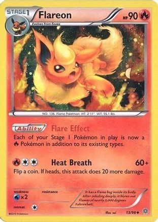Flareon (Cosmos Holo) 013/98  - Holofoil Miscellaneous Cards & Products - Promo