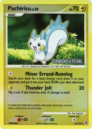 Pachirisu [Diamond & Pearl] 35/130 - Promo - Reverse Holo