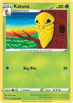 Kakuna - 003/073 - Common - Reverse Holo