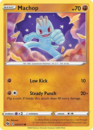 Machop - 024/073 - Common - Reverse Holo