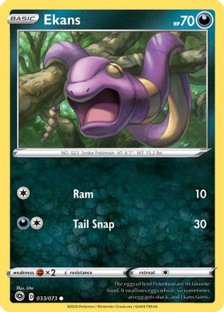 Ekans - 033/073 - Common - Reverse Holo