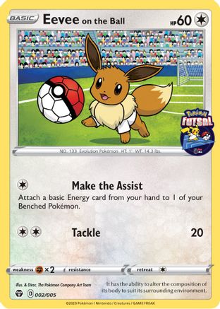 Eevee on the Ball 002/005  Miscellaneous Cards & Products - Promo
