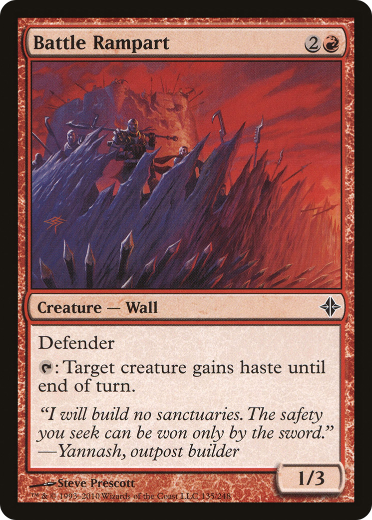 Battle Rampart (ROE-135)  Foil