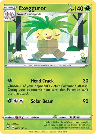 Exeggutor 005  - Reverse Holofoil  - Rare