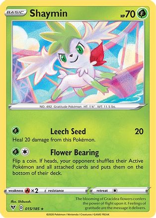 Shaymin 015  - Holofoil  - Holo Rare