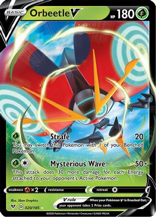 Orbeetle V 020  - Holofoil  - Ultra Rare