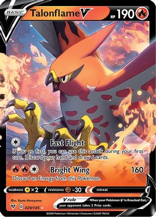 Talonflame V 029  - Holofoil  - Ultra Rare