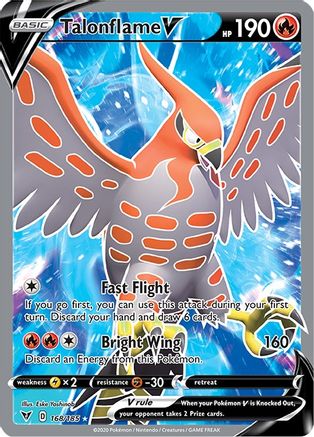 Talonflame V (Full Art) 168  - Holofoil  - Ultra Rare