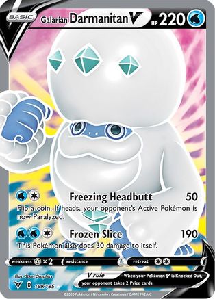 Galarian Darmanitan V (Full Art) 169  - Holofoil  - Ultra Rare
