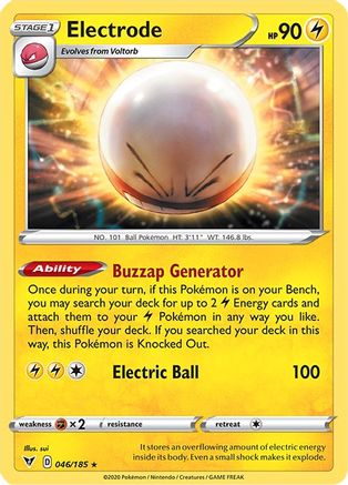 Electrode 046  - Holofoil  - Holo Rare