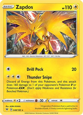 Zapdos 048  - Holofoil  - Holo Rare