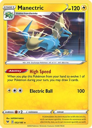 Manectric 052   - Rare