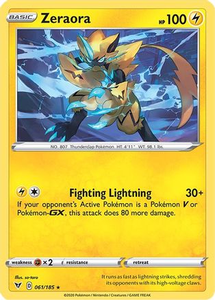 Zeraora 061  - Holofoil  - Holo Rare