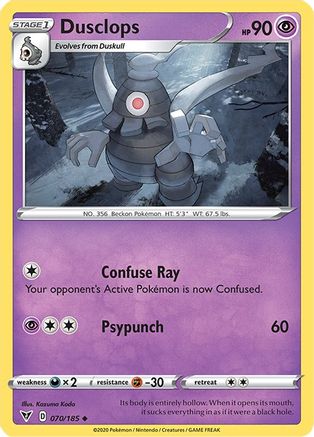 Dusclops 070  - Reverse Holofoil  - Uncommon