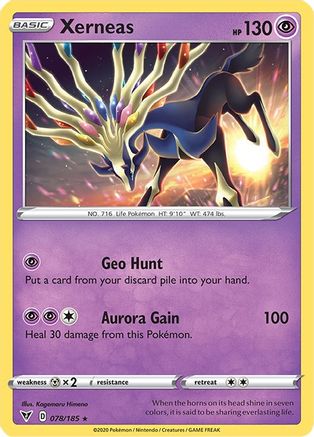 Xerneas 078  - Reverse Holofoil  - Holo Rare