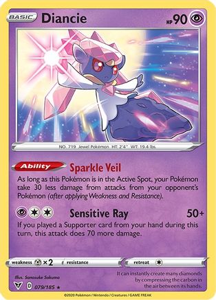 Diancie 079  - Holofoil  - Holo Rare