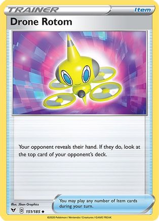 Drone Rotom 151  - Reverse Holofoil  - Uncommon