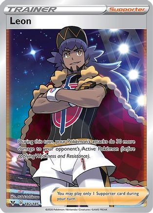 Leon (Full Art) 182  - Holofoil  - Ultra Rare