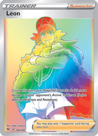 Leon (Secret) 195  - Holofoil  - Secret Rare