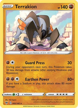 Terrakion 092   - Rare