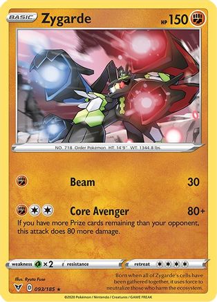 Zygarde 093  - Holofoil  - Holo Rare