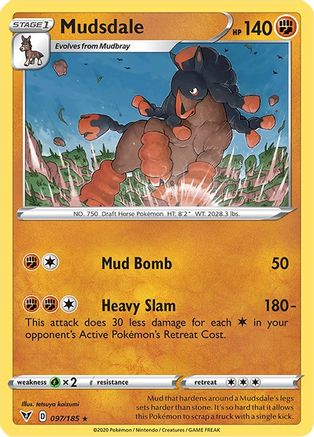Mudsdale 097   - Rare
