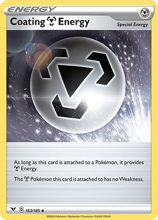 Coating Metal Energy 163  - Reverse Holofoil  - Uncommon