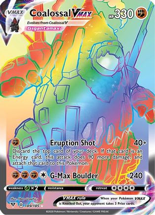 Coalossal VMAX (Secret) 189  - Holofoil  - Secret Rare