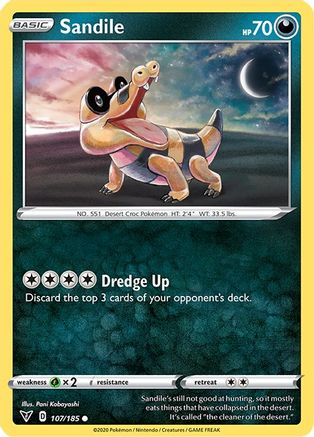 Sandile 107  - Reverse Holofoil  - Common