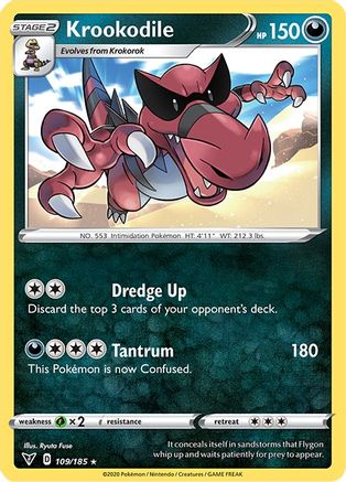Krookodile 109   - Rare