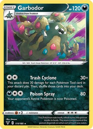 Garbodor 111  - Reverse Holofoil  - Rare