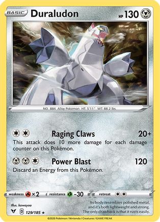 Duraludon 129  - Reverse Holofoil  - Holo Rare