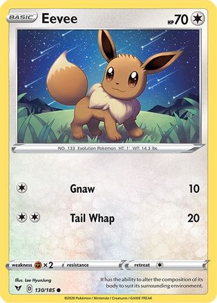 Eevee 130  - Reverse Holofoil  - Common
