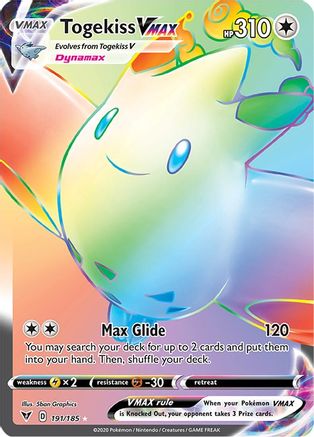 Togekiss VMAX (Secret) 191  - Holofoil  - Secret Rare