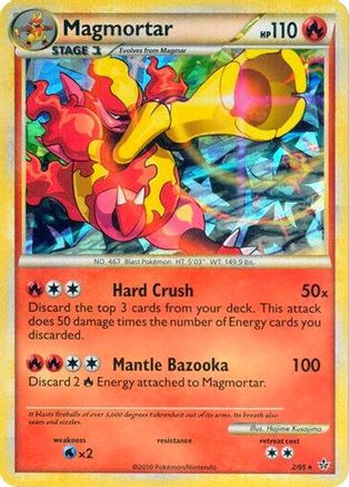 Magmortar (Cracked Ice Holo) 002/95  - Holofoil Miscellaneous Cards & Products - Promo