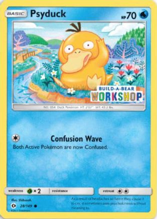 Psyduck (Build-A-Bear Workshop Exclusive) 028/149  Miscellaneous Cards & Products - Promo