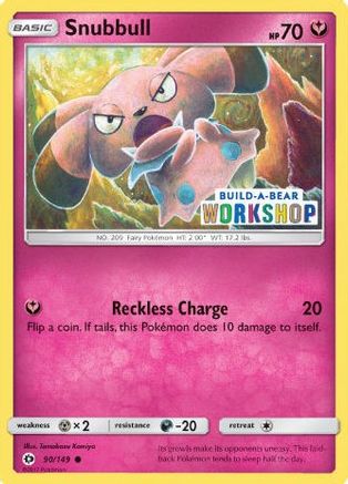 Snubbull (Build-A-Bear Workshop Exclusive) 090/149  Miscellaneous Cards & Products - Promo