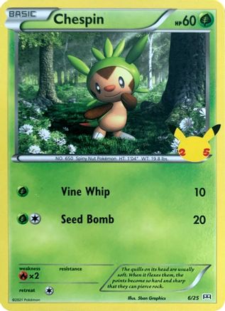 Chespin - 006/025 - Promo