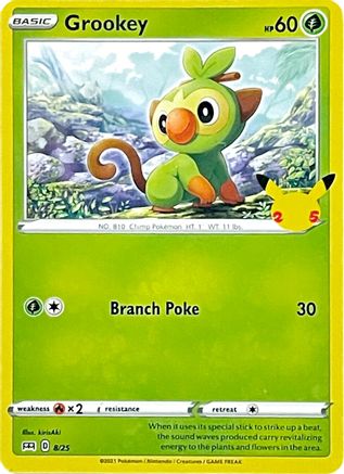 Grookey - 008/025 - Promo