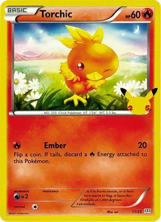 Torchic - 011/025 - Promo (Holo)