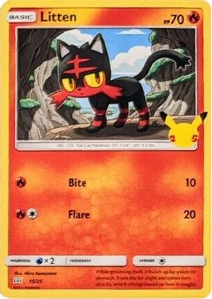 Litten (015/25) Holofoil - Promo