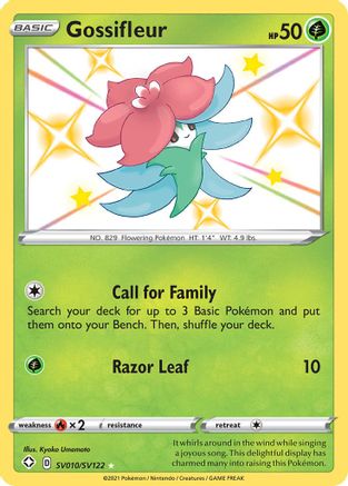 Gossifleur - 010/122 - Shiny Holo Rare