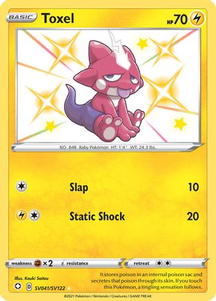 Toxel - 041/122 - Shiny Holo Rare