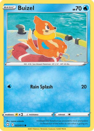 Buizel 022   - Common